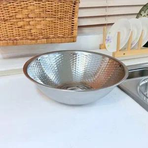 쌀함박 스텐 3호 29.5cm 쌀바가지 세척볼 바가지 쌀항아리 쌀보관통 잡곡보관통 곡물보관