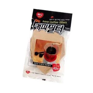 커피필터 여과지 2-5인용 핸드드립 일회용 커피거름망 커피드리퍼