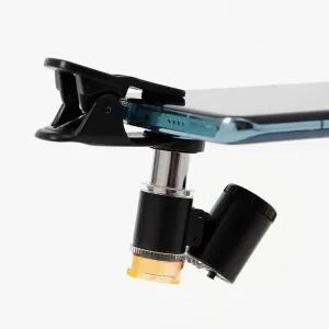 고품질 HWA 블랙 스마트폰 현미경 휴대폰 UV 라이트 60배율 LED현미경 (WD1CCAA)