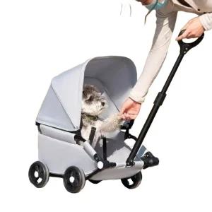 강아지저상형유모차 소형견유모차 강아지웨건