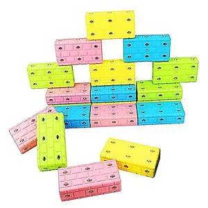 소프트 회전자석 벽돌블럭 블럭 유아교육