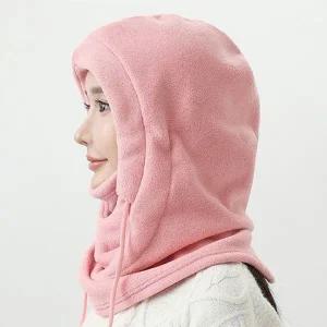[콩심팥심]겨울 여자 넥워머 부드러운 플리스 후드워머
