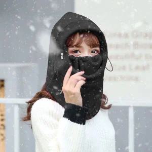 [콩심팥심]후드 넥워머(블랙) G