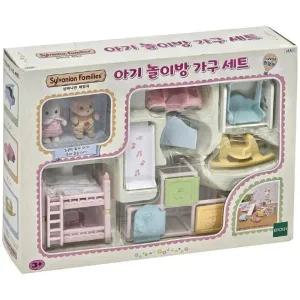실바니안패밀리 아기놀이방 가구세트 장난감 인형