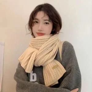 [콩심팥심]여성 5컬러 목도리 머플러 소프트 헤번즈 니트넥워머