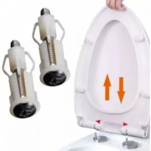 변기경첩 DIY 나사 WC 구멍 적합 도구 2pcs