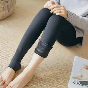 [콩심팥심]여자 기모 겨울 트렌드 퍼레깅스 1P 데일리 쫄바지 보