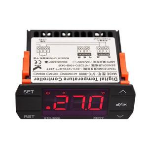 30A 디지털 온도 컨트롤러 STC-3000 스마트 조절기 AC 220V 냉장고