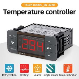 A15F-디지털 온도 컨트롤러 220V 쿨 히트 스위치 냉장고 냉동 제상 조절기 센서