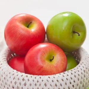 사과 모형 과일 [2개입] 중 채소 2컬러 모조 인조 가짜 장식 소품 촬영 진열 인테리어 주방
