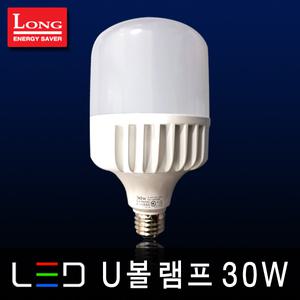 롱코스모스 LED U볼램프 30W 주광색 전구색 E26 KS인증 글로브 볼전구 FPL 백열램프 벌브 전등 조명