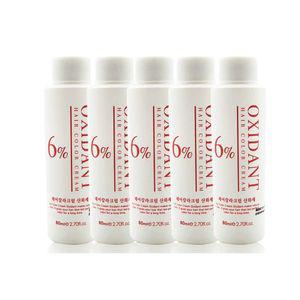 본 코스메틱 헤어칼라크림 6프로 옥시던트 산화제 80ml 5개입