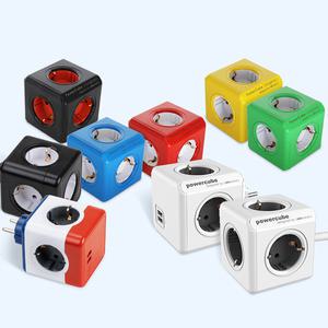 파워큐브 디자인 멀티탭 4구 오리지널 V2 USB