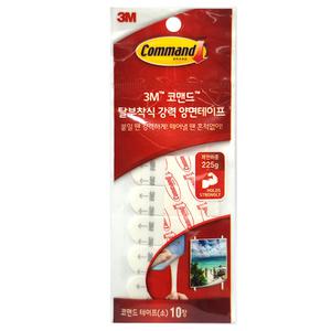 3M 코맨드 17024S 탈부착식 강력 양면테이프 소 10입(2850)