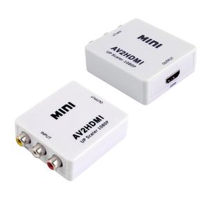 FW413 Coms AV to HDMI 컨버터 / 컴포지트 RCA 3선 캠코더 게임기 DVR VTR 비디오 to HDMI TV 모니터 출력