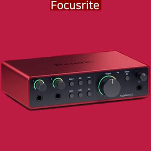 Focusrite Scarlett 2i2 4th GEN 국내정품 포커스라이트 스칼렛 2I2 4세대(XLR암수케이블+총알짹포함)