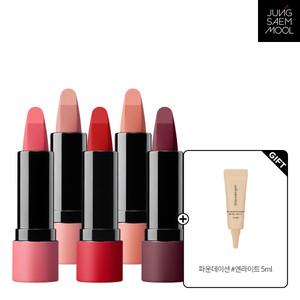 정샘물 뉴클래식 매트 립스틱 5Color(+ 파운데이션#엔라이트5ml)