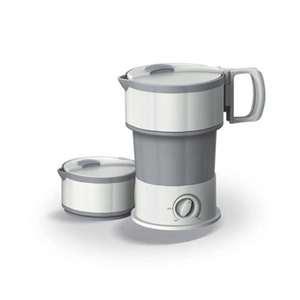 도무스 트래블 폴딩포트 크림플라워 0.6L 접이식 실리콘 주전자 해외 110v 여행용 DK-3632SR