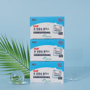[코튼 데이]국내제조 순면 일회용 알콜스왑 알콜솜 개별포장 100매입