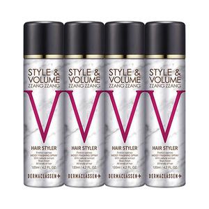 더마클라센 스타일앤 볼륨짱짱 흑채 스프레이 블랙 120ml x4