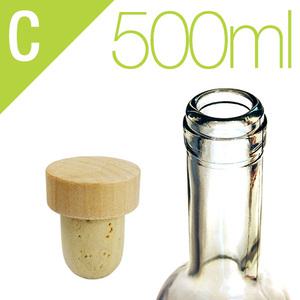500ml 투명 와인병 더치병 유리병 20개 패키지 C