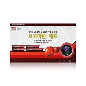 간편안 간보호제 토코마린에프 실리마린 아티초크 간기능개선 30캡슐 X 3