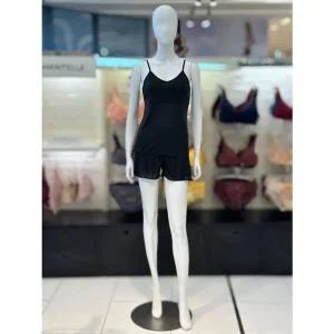 [NS홈쇼핑]바바라 블랙 베가스무스 스트랩 캐미솔,하프슬립세트 ACS4370S/AHS4370H-BK..[34345948]