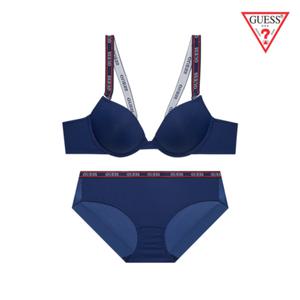 [게스언더웨어](강남점)오프숄더 쿨메쉬 캐주얼 브라팬티세트NB(GBWBR312/BP312NB)