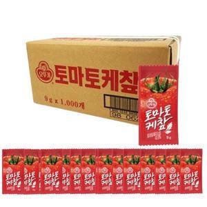 [엘루맘] 오뚜기 토마토 케찹 1회용 9g 1000개