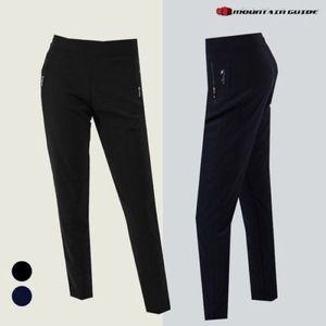 [마운틴가이드]봄 가을 등산복 단체 작업 스판 골프 여성 자수 자크 밴딩바지 PGW-P2203-3088