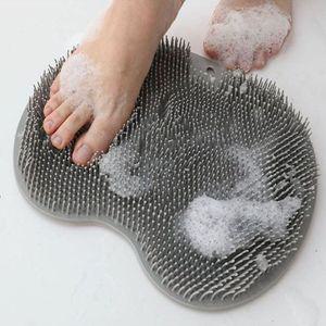 풋브러쉬 발 씻기 세척 실리콘 매트 각질 마사지 지압 (마사지풋브러쉬)