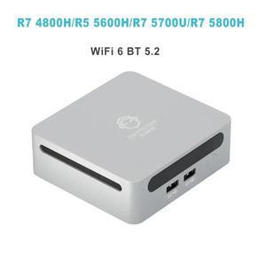 SZBOX 미니 컴퓨터 PC DDR4 3200MHz NVME SSD 윈도우 11 프로 와이파이 원격 제어 6 BT 5.2 맥 R7 4800H R5