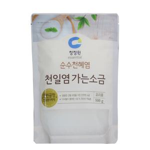 청정원 천일염 가는소금 500g/요리용 우리두리