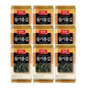 [동원] 양반 들기름김 식탁김 (9매입 x 9P)