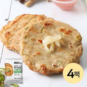 [허닭] 오븐 닭가슴살 스테이크 청양고추맛 4팩