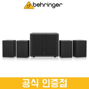 베링거 SAT 1004 BUNDLE 패시브 스피커 액티브 PA 서브우퍼 스피커