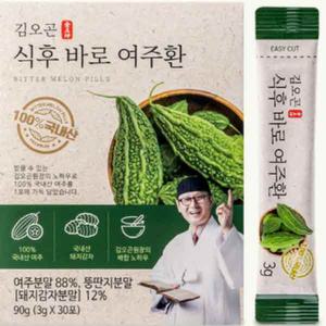김오곤 식후바로 여주환 스틱 여주 돼지감자 4개월분+체험분 10포
