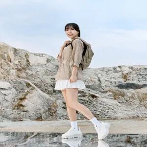 MILLET 등산 아웃도어 여성 긴기장 캐주얼 봄 여름 경량 버블리 방풍자켓 MXTUJ