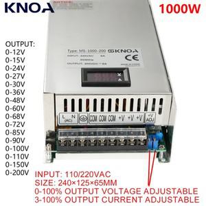 1000W 가변 전원 공급 장치 0-12V 15V 24V 30V 36V 48V 68V 72V 85V 90V 100V 110V 150V 200V DC SMPS 디지