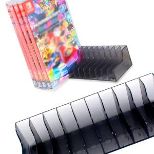 CD DVD케이스보관컨테이너2개입 공미디어정리함 디스크보관함 DVD책꽂이케이스