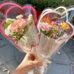오후의 꽃 생화 미니 단체 꽃다발 꽃구름 한다발 졸업 꽃다발 
