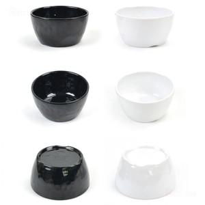 블랙 화이트 멜라민 한정식 어린이 밥그릇 밥공기 죽그릇 일식 장국그릇 지름 9.8cm 10.8cm