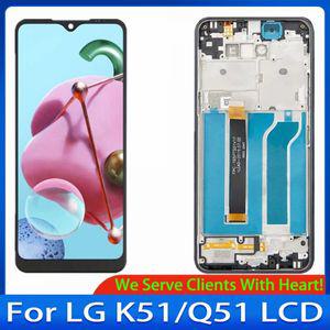 스마트폰 액정 교체 부품 프레임 디지타이저 어셈블리 포함 LCD 디스플레이 터치 스크린 LG K51 LM-Q510N