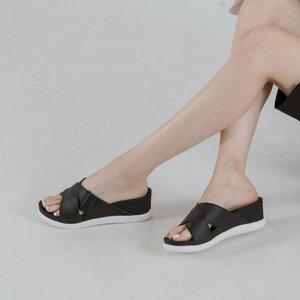 [소보제화]페페 웨지 슬리퍼 샌들 5cm