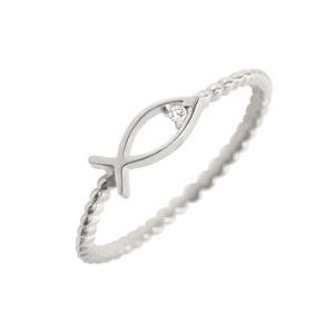 [라울스톤] 925 silver 여성 데일리 패션 플로트 자녀운 풍요 재물 행운 물고기 피쉬 은반지 애끼링