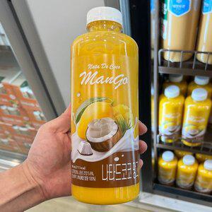 [글로벌푸드]나타드코코 망고음료 900ml / 발효 젤리