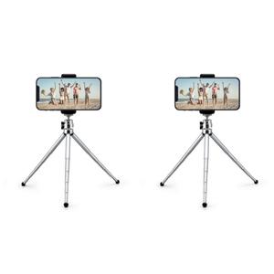 엑토 스마트폰 미니 삼각대 외출 여행 추천 실버 2개