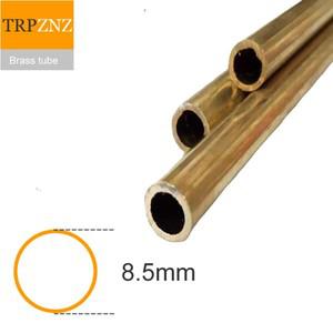 H62 얇은 황동 튜브 외경 8.5mm 내경 7.9mm 마이크로 구리 파이프 모세관 중공
