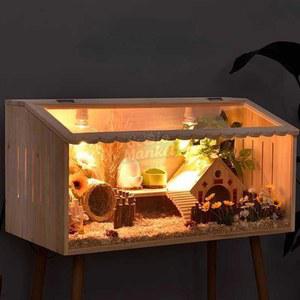 레오파드게코 사육장 은신처 육지거북이 모델 선루프 50X30X30 30 40 육지