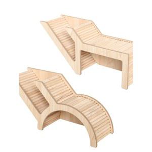 텐트 애완동물 자연 동굴 등반 고슴도치집 스탠딩 비산 은신처 DIY 새장 기본 햄스터